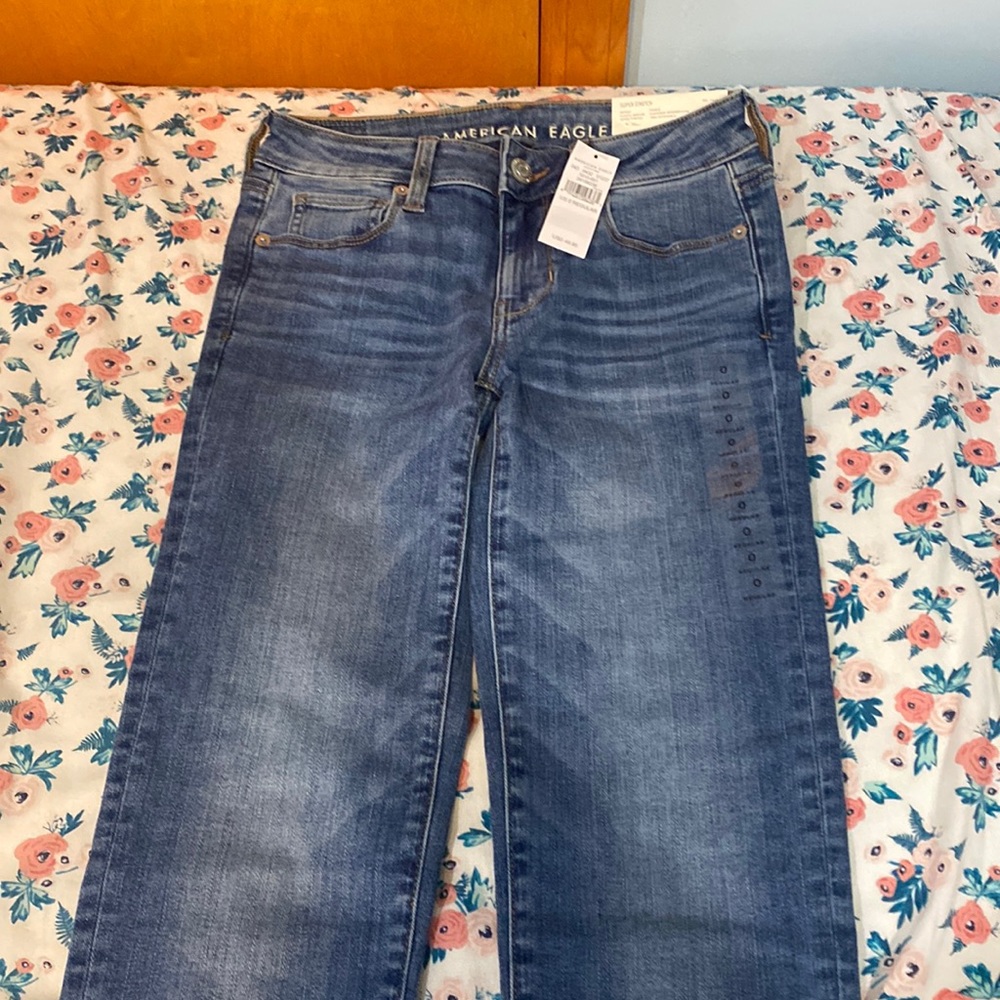 American Eagle Skinny Jeans Med Wash